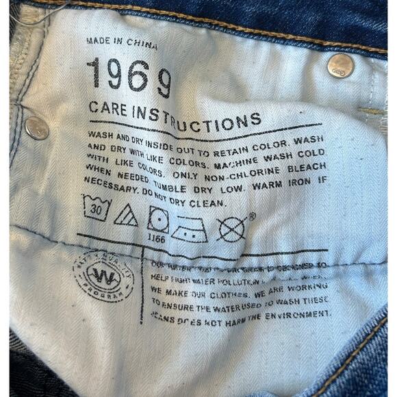 Gap 1969 Sexy Boot Jeans Women Sz 29S Blue Denim Low Rise 5 Pocket Boho Western - Picture 9 of 9